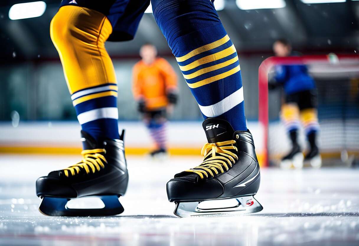 Technologie anti-odeur : choisir les chaussettes idéales en rink hockey
