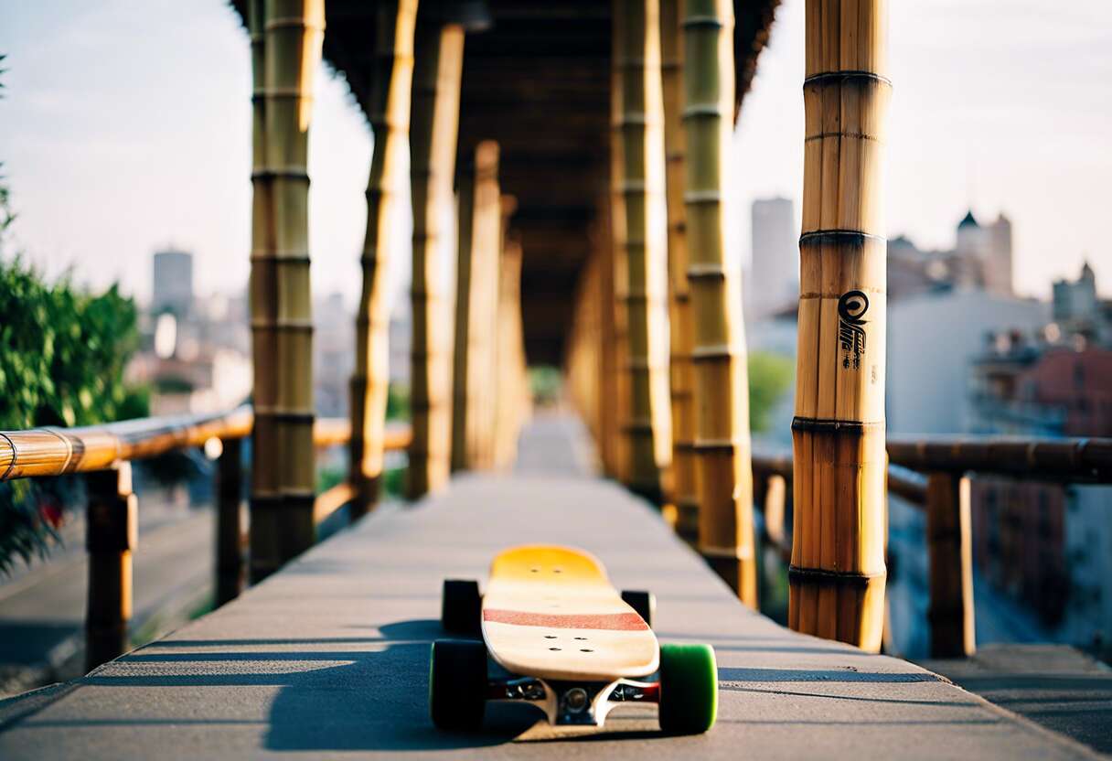 Branché et écolo : l'essor du skateboard en bambou